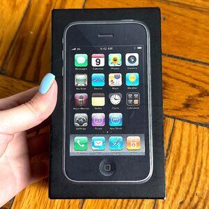 BOX ONLY Apple iPhone 3G Black, 8gb Vintage Original